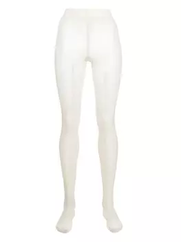 Durazzi Milano шелковые колготки с бахромой, нейтральный