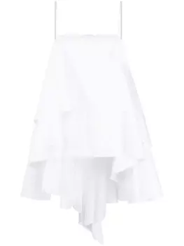 Dusan топ с оборками, белый