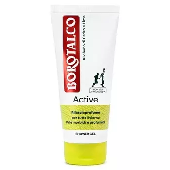 Душ Актив Кедр и Лайм 200мл, Borotalco