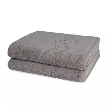 Душевое полотенце "кашемировое ощущение" набор из 2 шт Ross, коричневый