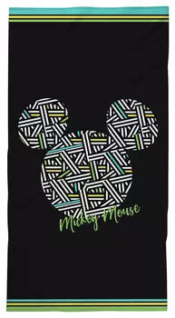Душевое полотенце микки маус mm2 Disney, черный