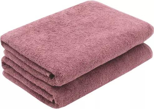 Душевые полотенца набор Zollner, пыльно-розовый
