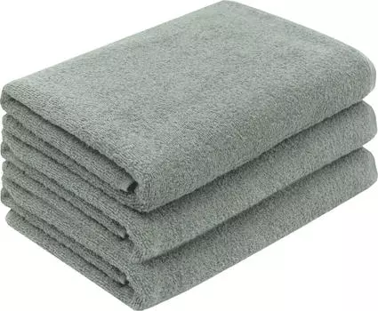 Душевые полотенца набор Zollner, светло-серый