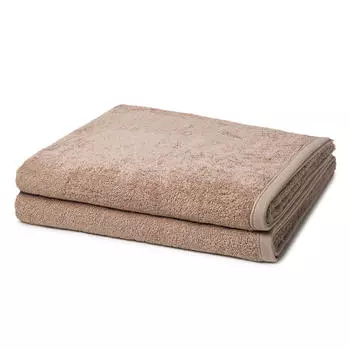 Душевые полотенца vita набор из 2 шт Ross, коричневый