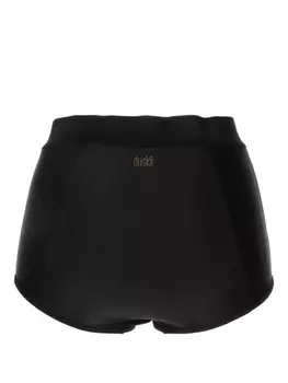 Duskii плавки бикини с завышенной талией и молнией, черный