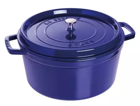 DUST CASSERUOLA TONDA GHISA 26см Blu Scuro Staub