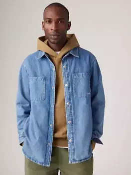 Дутая двусторонняя рубашка Bryant Levi's, цвет Greenpoint - Light Wash