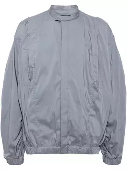 Дутая рубашка со складками SONGZIO, синий