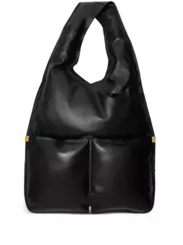 Дутая сумка на плечо Snip BURBERRY, черный