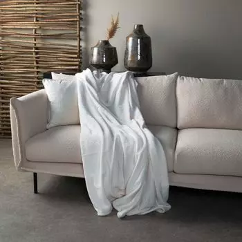 Dutch Decor CHARLIE - Одеяло флисовое 200х220 см - Белоснежный - белый