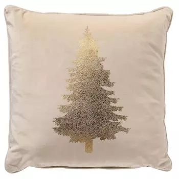 Dutch Decor — Декоративная подушка «Деревья» (45см x 45см) — Шепот белый