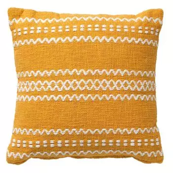 Dutch Decor RIZA - подушка декоративная хлопок 45x45 см Golden Glow - желтая