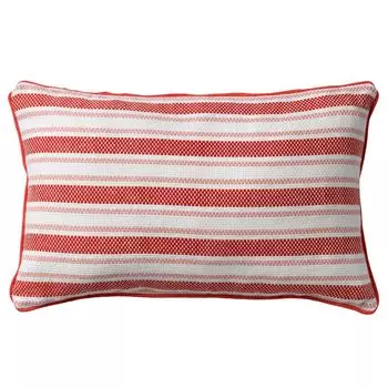 Dutch Decor STRIPES - Декоративная подушка хлопок Aurora Red 30x50 см