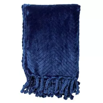 Dutch Decor ZIGGY - одеяло 140х180 см - флис - Insignia Blue - темно-синий