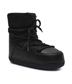 Дутики мужские Inuikii из экокожи с добавлением шерсти, черный