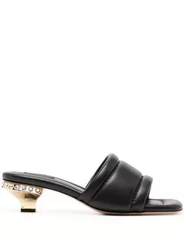 Дутые мюли Galaxy 40 Casadei, черный