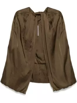 Дутый кейп Porterville Rick Owens, коричневый