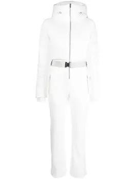 Дутый комбинезон с капюшоном Fusalp, белый
