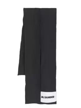 Дутый шарф Down JIL SANDER, черный