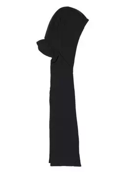 Дутый шарф с капюшоном Maharishi, черный