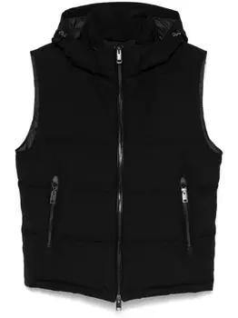 Дутый жилет Brioni, черный