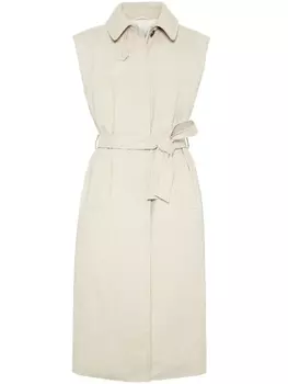 Дутый жилет Brunello Cucinelli, бежевый