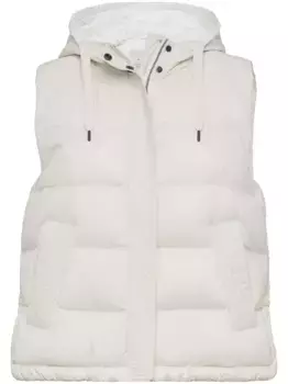 Дутый жилет Brunello Cucinelli, нейтральный