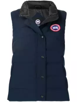 Дутый жилет Canada Goose, синий