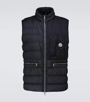 Дутый жилет Capy Moncler, синий