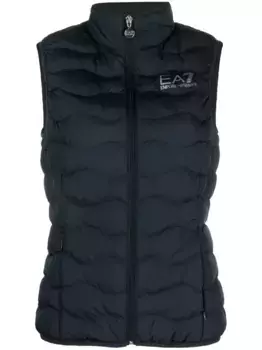 Дутый жилет Core Ea7 Emporio Armani, синий