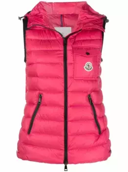 Дутый жилет Glyco MONCLER, розовый