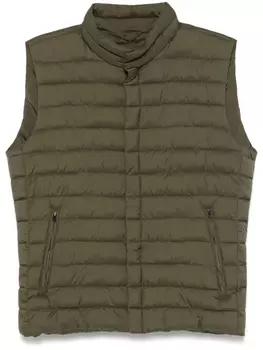 Дутый жилет Herno, зеленый