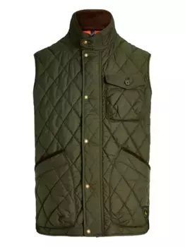 Дутый жилет POLO RALPH LAUREN, зеленый