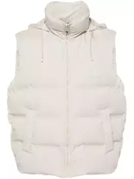 Дутый жилет с логотипом Maxi-VLogo VALENTINO GARAVANI, нейтральный