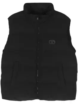 Дутый жилет VLogo Signature VALENTINO GARAVANI, черный