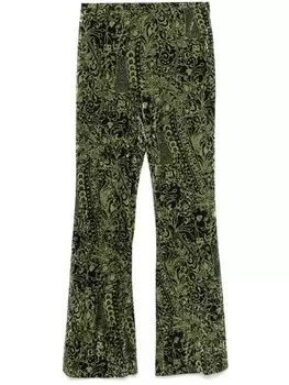 DVF Diane von Furstenberg брюки Ruthette, зеленый