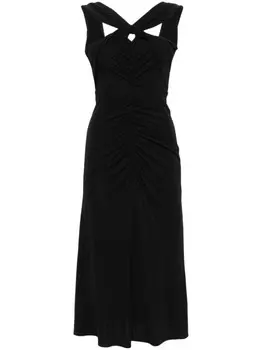 DVF Diane von Furstenberg платье миди Neely, черный