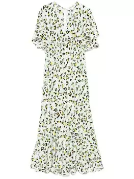 DVF Diane von Furstenberg платье миди Cecilia, зеленый