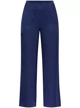 DVF Diane von Furstenberg прямые брюки Gianna, синий