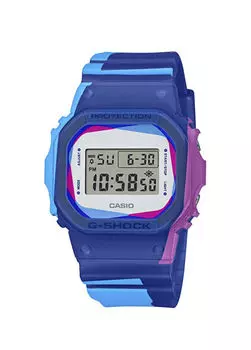 Dwe-5600Pr-2Dr пластиковые серые мужские наручные часы Casio, мультиколор