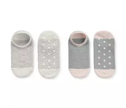 Две пары носков-тапочек Tchibo