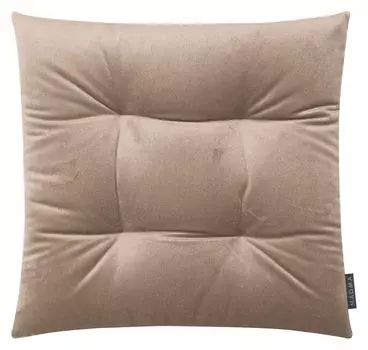 Две подушки на стул Marla, подушки для сидений, подушки, подушки для стульев, стулья из ротанга, толстые, прочные, столовая, бархатисто-мягкие - горчичный Magma - Heimtex, серо-коричневый