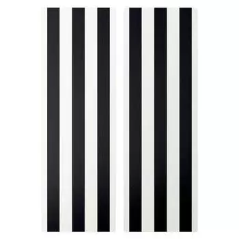 Дверь для фасада Ikea Smastad 30X90 см, черный/белый