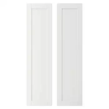Дверь для шкафа Ikea Smastad 30X120 см, белый с рамой