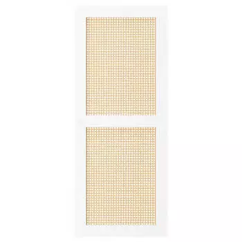 Дверь Ikea Hogadal, 40х97 см, белый/плетеный бамбук
