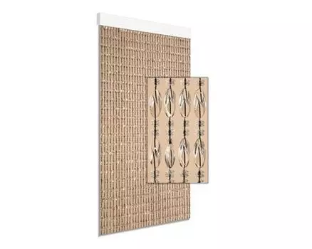 Дверная штора Chios черная 90x210 см Degor