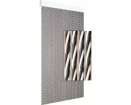 Дверная штора DEGOR Adia чёрная 90x210 см Degor