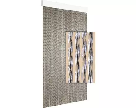 Дверная штора DEGOR Art3 черная 100x230 см