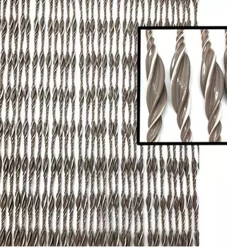 Дверная занавеска Kobolo, деревянная штора с бусинами Sevilla, 31 нить - терраса - 90x200 Moritz, коричневый