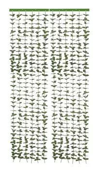 Дверные шторы WENKO 90 x 190 см, липучки, балкон, терраса, кухня, защита от насекомых, зеленый